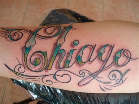 Tatuajes y diseños del nombre Thiago